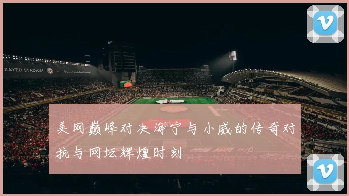 美网巅峰对决海宁与小威的传奇对抗与网坛辉煌时刻